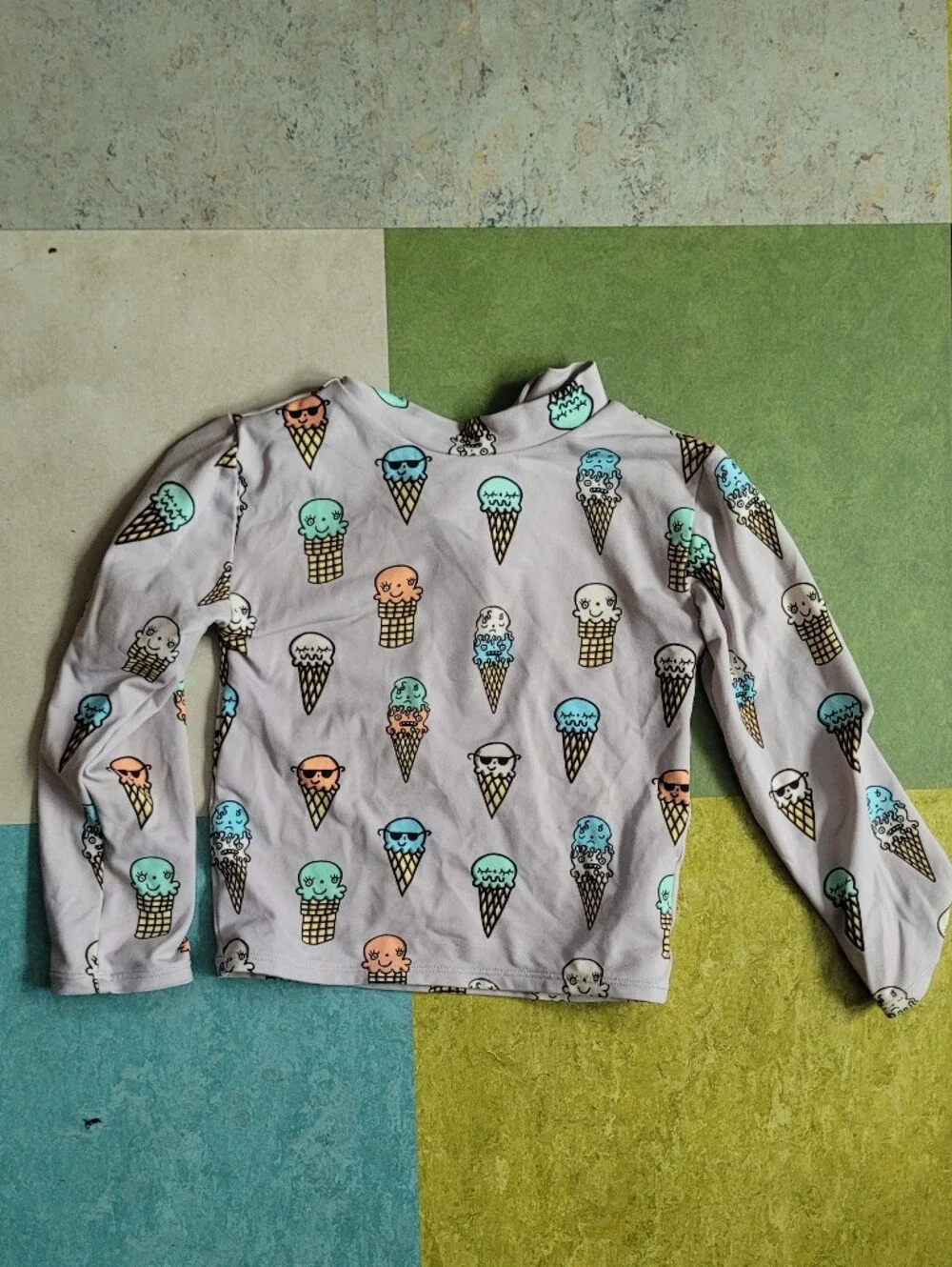 Stella McCartney Kids Ice Cream Print Rash Guard - 36 Months (3T)
